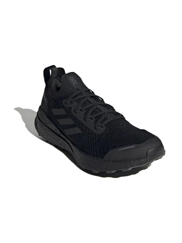 Кроссовки terrex two ultra trail running shoes 'black grey' Adidas — изображение 3 из 4, черный/черный/серый