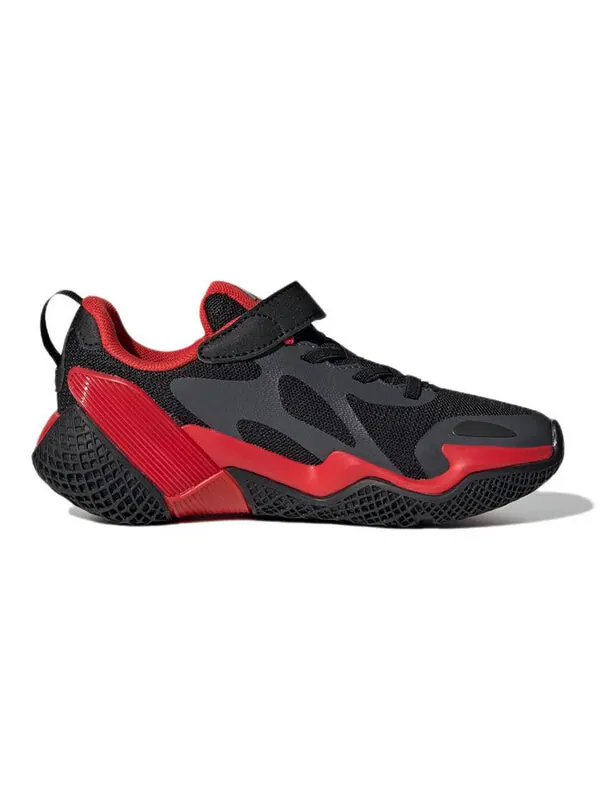 Кроссовки (GS) adidas 4uture Rnr El K — изображение 2 из 4, черный/красный