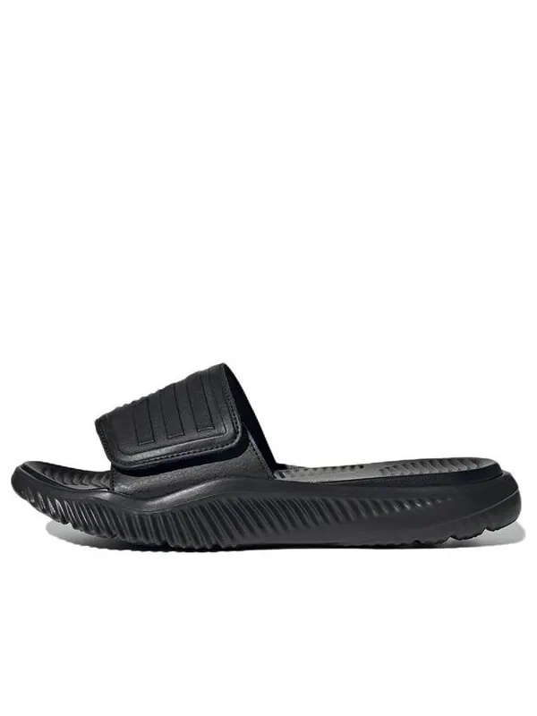 Кроссовки alphabounce slide 'triple black' Adidas — изображение 1 из 4, черный