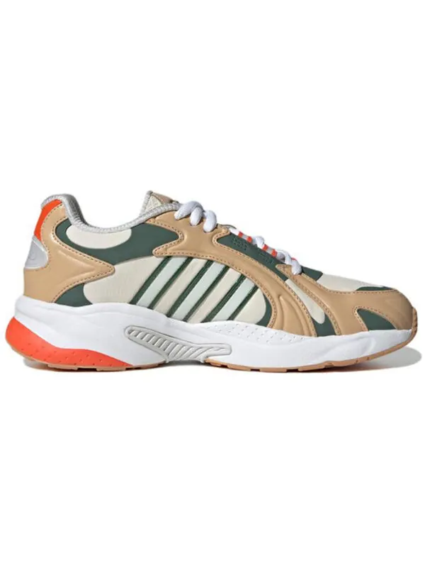Кроссовки Adidas Crazychaos Shadow 2.0 Premium Running Shoes 'Wonder White' — изображение 2 из 4, белый/белый/оранжевый