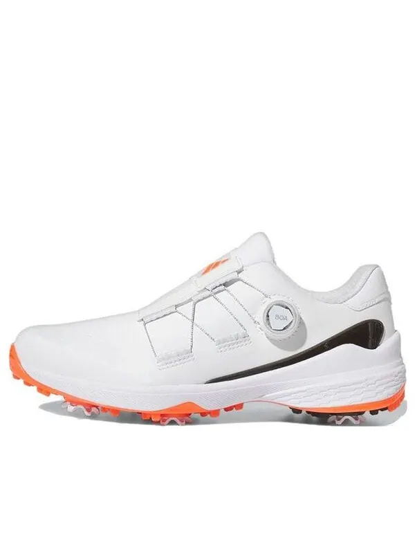 Кроссовки Adidas ZG23 BOA Golf Shoes 'Cloud White Black Semi Solar Red' — изображение 1 из 4, белый/черный/красный
