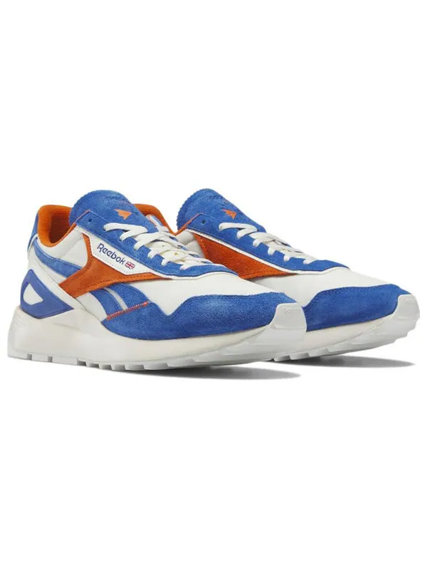 Кроссовки classic legacy az 'blue red' Reebok — изображение 3 из 4, белый/синий/оранжевый