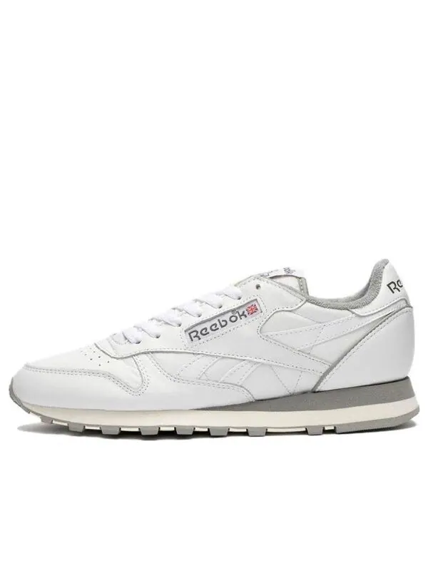 Кроссовки classic leather 2023 vintage '40th anniversary - white' Reebok — изображение 1 из 4, белый//серый