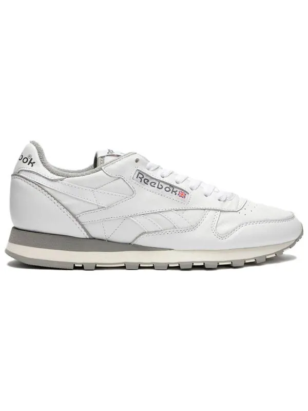 Кроссовки classic leather 2023 vintage '40th anniversary - white' Reebok — изображение 3 из 4, белый//серый