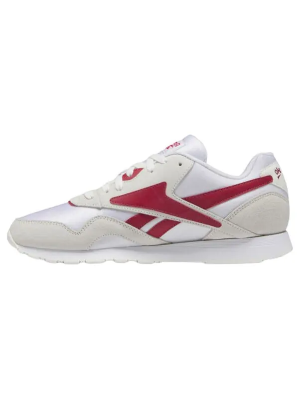 Кроссовки classic nylon plus 1994 'flash red 2023' Reebok — изображение 2 из 4, белый/серый/красный