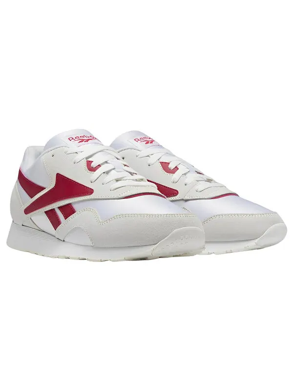Кроссовки classic nylon plus 1994 'flash red 2023' Reebok — изображение 4 из 4, белый/серый/красный