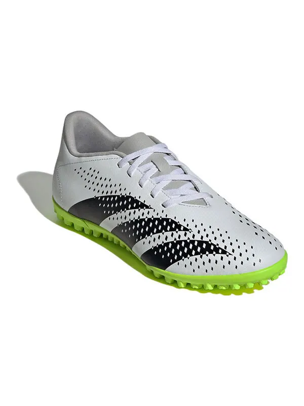 Кроссовки хищник точность.4 тс Adidas — изображение 3 из 4, белый черный зеленый