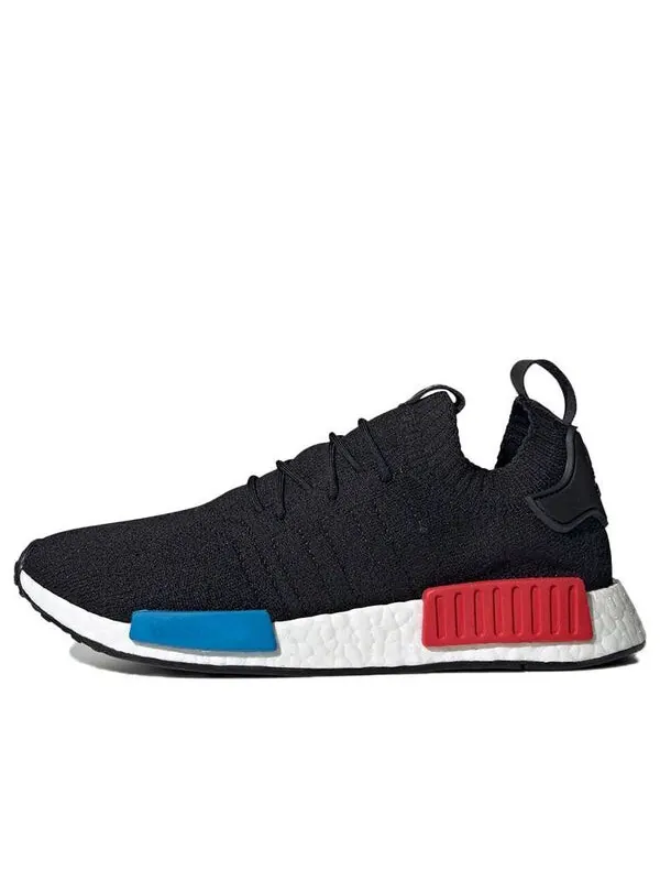Кроссовки оригинальные nmd_r1 primeknit og красные Adidas — изображение 1 из 4, черный