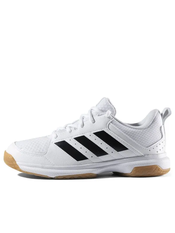 Кроссовки ligra 7 бадминтон Adidas — изображение 1 из 4, белый/черный/желтый