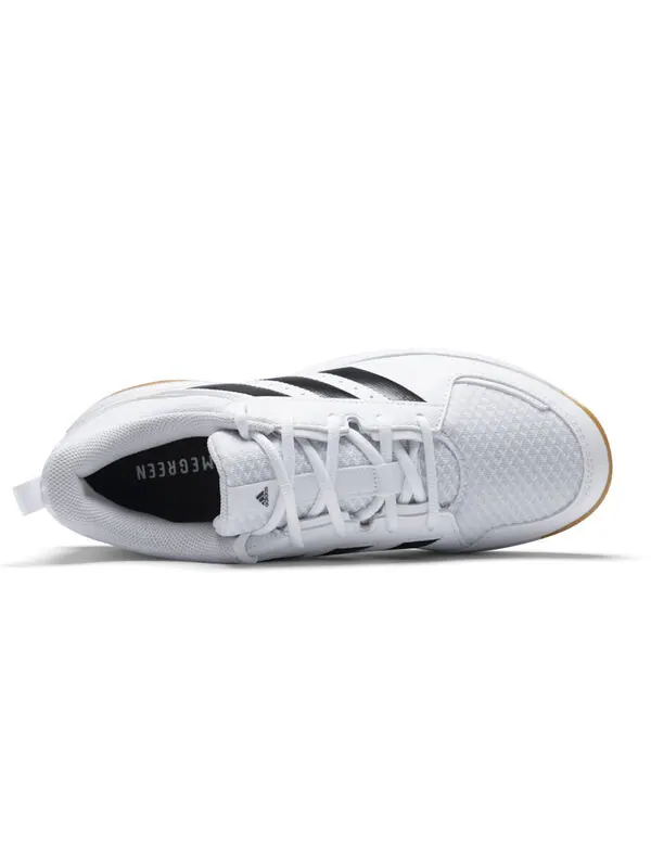 Кроссовки ligra 7 бадминтон Adidas — изображение 4 из 4, белый/черный/желтый