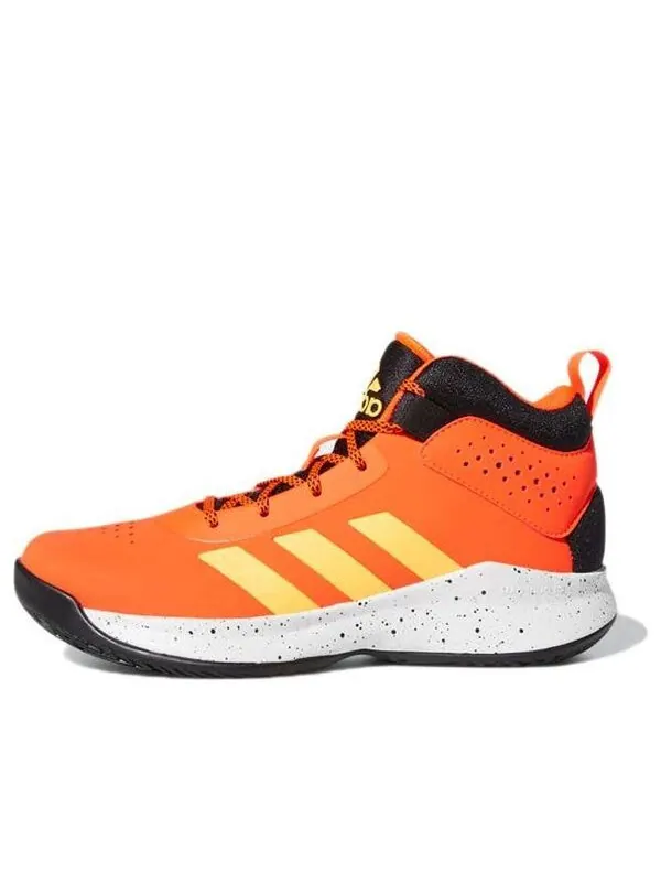 Кроссовки adidas Cross Em Up 5 Wide K — изображение 1 из 4, оранжевый/черный