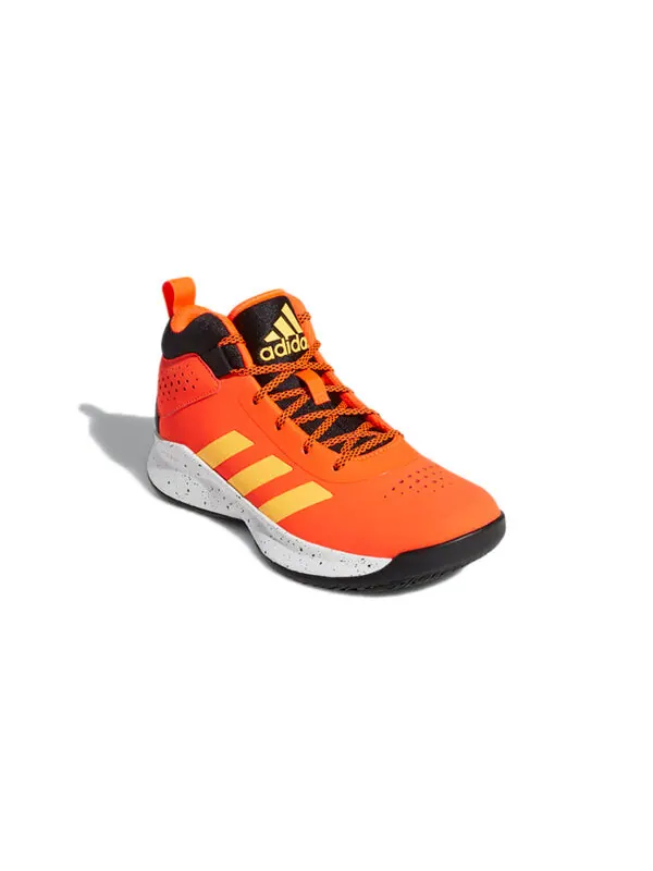 Кроссовки adidas Cross Em Up 5 Wide K — изображение 3 из 4, оранжевый/черный