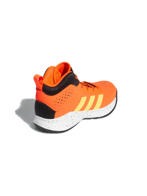 Кроссовки adidas Cross Em Up 5 Wide K — изображение 4 из 4, оранжевый/черный