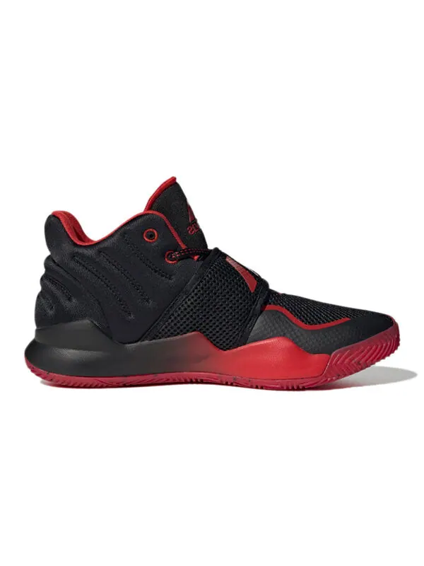 Кроссовки deep threat primeblue j Adidas — изображение 2 из 4, черный/красный
