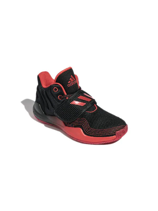 Кроссовки deep threat primeblue Adidas — изображение 3 из 4, черный/красный/черный