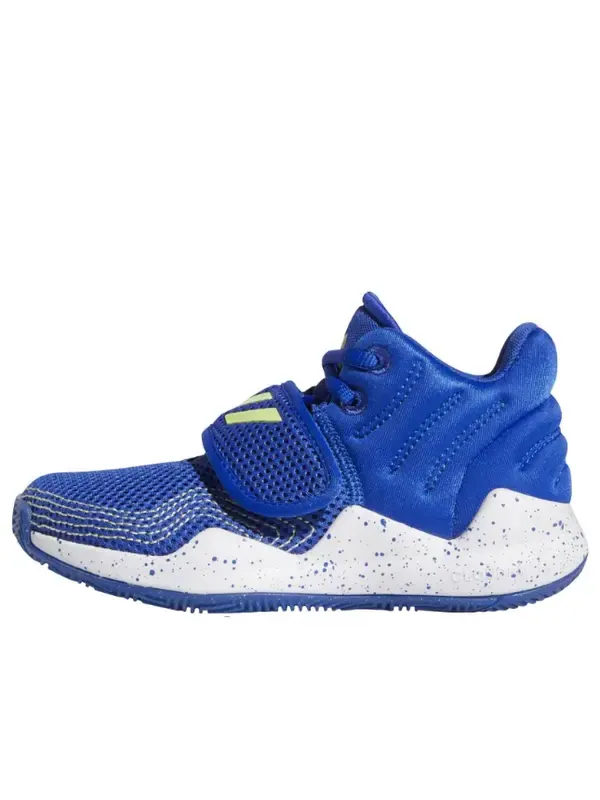 Кроссовки deep threat primeblue Adidas — изображение 1 из 2, синий/желтый/белый