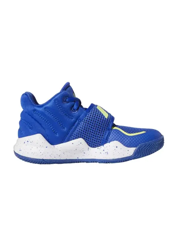 Кроссовки deep threat primeblue Adidas — изображение 2 из 2, синий/желтый/белый