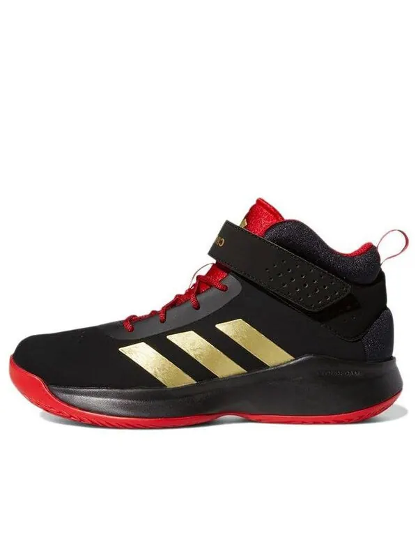 Кроссовки adidas Cross Em Up 5 Wide Slip On 'Core Black Gold Metallic Scarlet' — изображение 1 из 4