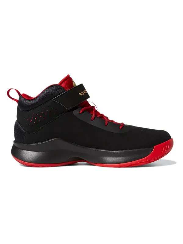 Кроссовки adidas Cross Em Up 5 Wide Slip On 'Core Black Gold Metallic Scarlet' — изображение 2 из 4