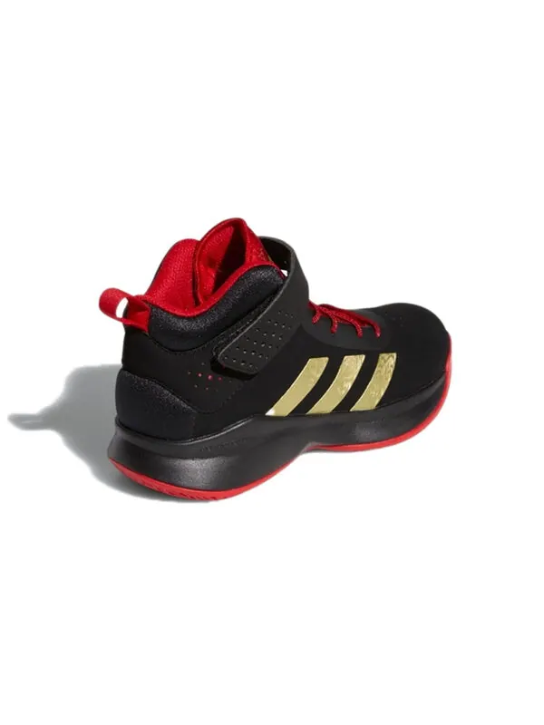 Кроссовки adidas Cross Em Up 5 Wide Slip On 'Core Black Gold Metallic Scarlet' — изображение 4 из 4