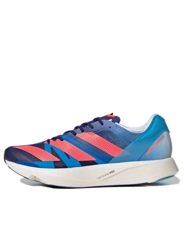 Кроссовки adizero takumi sen 8 Adidas — изображение 1 из 4, синий/оранжевый/белый