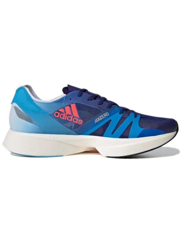 Кроссовки adizero takumi sen 8 Adidas — изображение 2 из 4, синий/оранжевый/белый