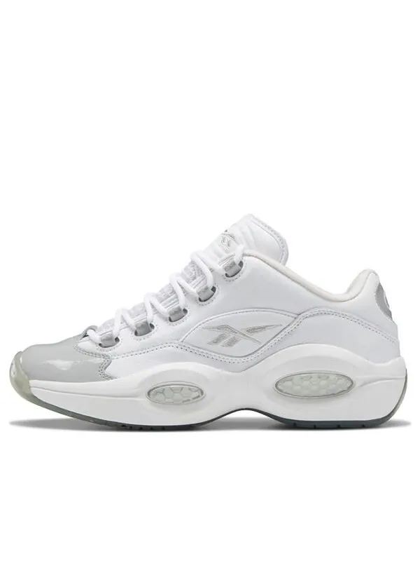 Кроссовки question low 'white grey' Reebok — изображение 1 из 4, белый