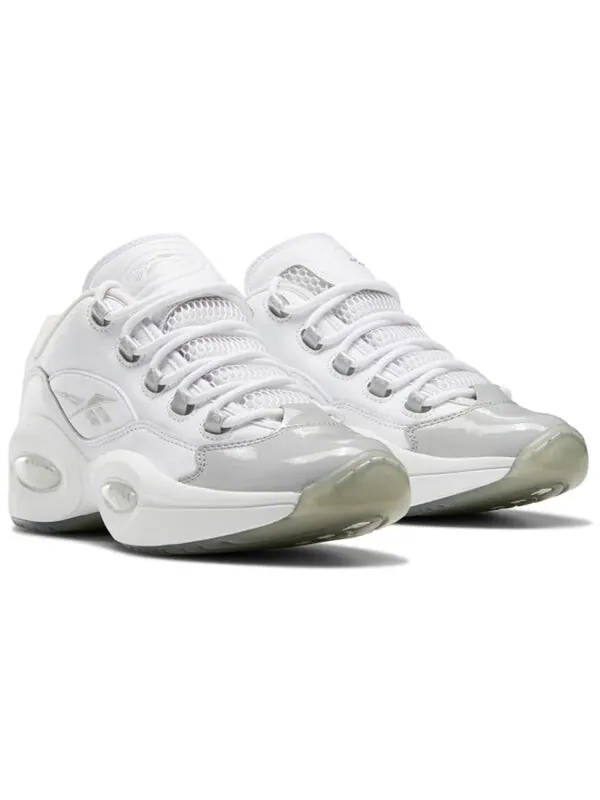 Кроссовки question low 'white grey' Reebok — изображение 3 из 4, белый