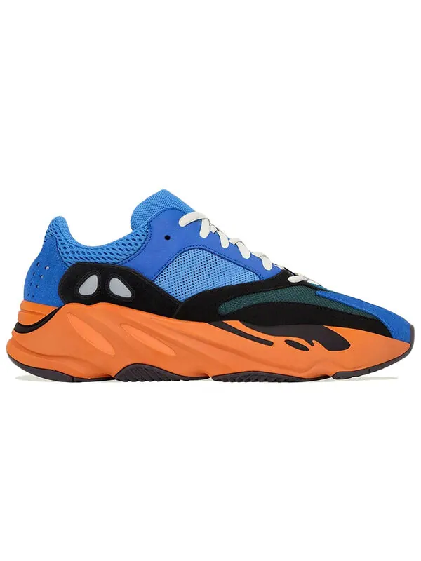 Кроссовки усилитель 700 Adidas Yeezy — изображение 2 из 4, синий/оранжевый