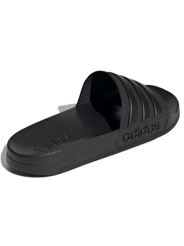 Тапочки adilette shower slides lightweight cozy casual black slippers Adidas — изображение 4 из 4, черный