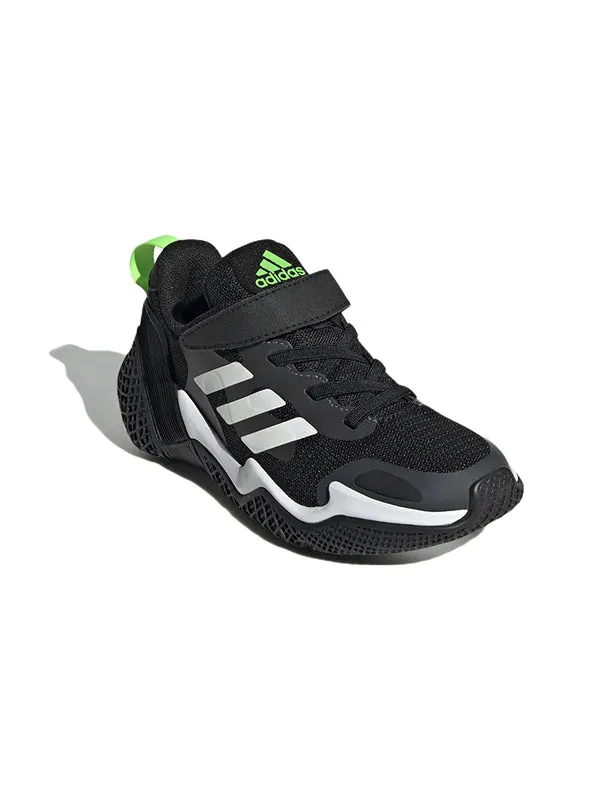 Кроссовки 4uture runner sport j 'black white' Adidas — изображение 3 из 4, черный/белый
