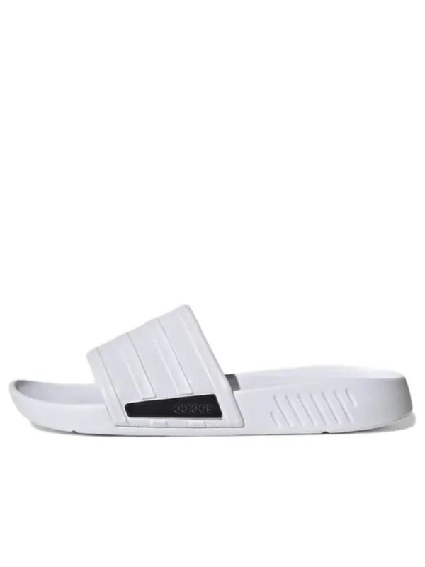 Тапочки racer tr slides cozy wear-resistant white slippers Adidas — изображение 1 из 4, белый