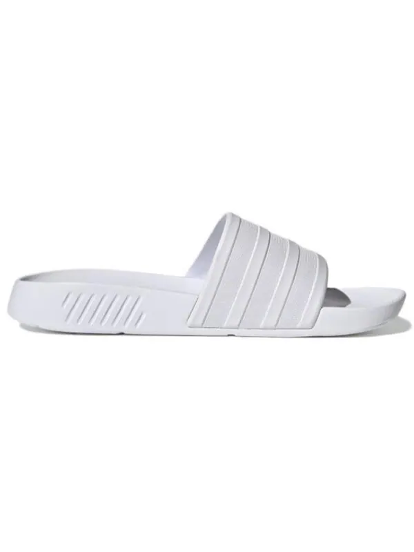Тапочки racer tr slides cozy wear-resistant white slippers Adidas — изображение 2 из 4, белый