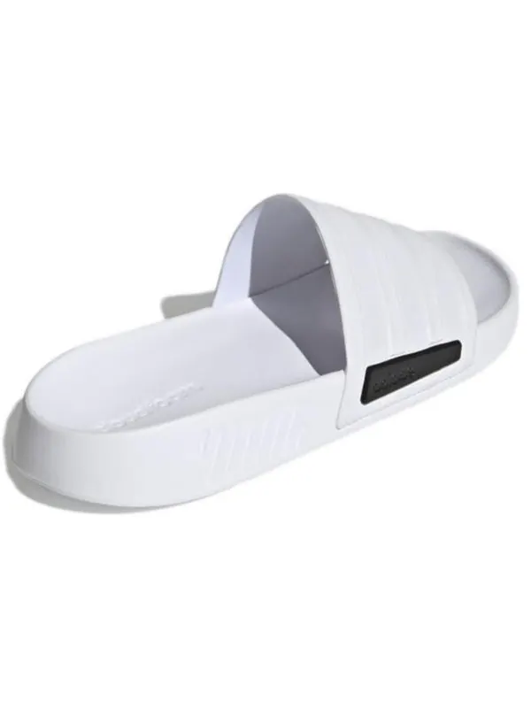 Тапочки racer tr slides cozy wear-resistant white slippers Adidas — изображение 4 из 4, белый