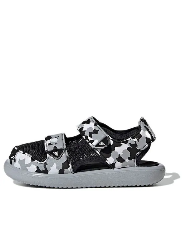 Сандалии (PS) adidas Comfort Casual Sports Black Gray Sandals 'Black Gray' — изображение 1 из 4, черный/серый
