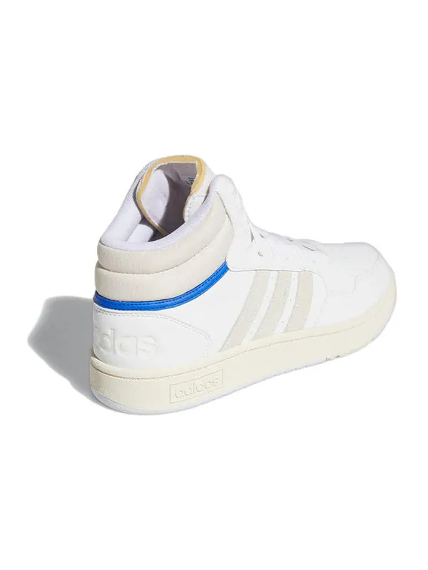 Кроссовки hoops 3.0 средние Adidas — изображение 4 из 4, белый/белый/черный