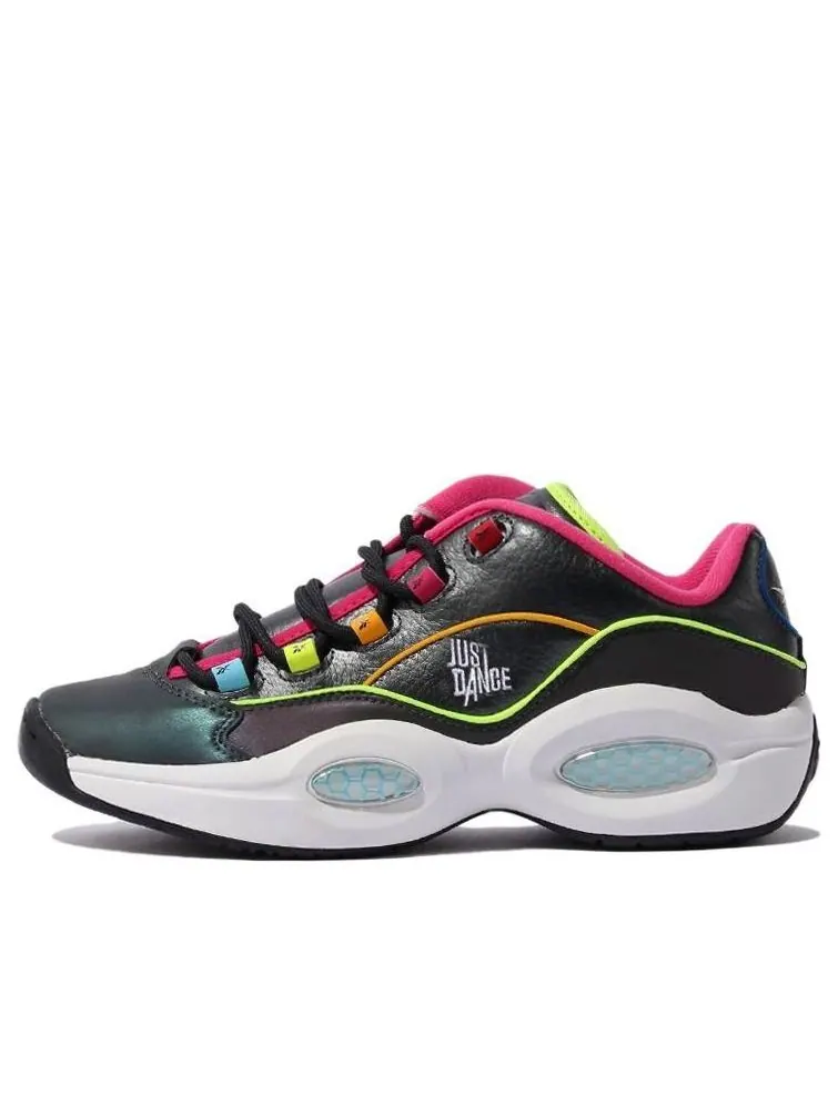 Кроссовки Reebok Question Low x Just Dance 'Black Iridescent' — изображение 1 из 5, черный