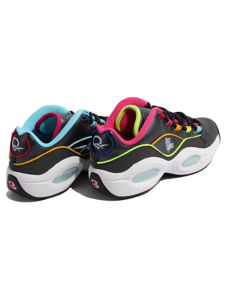 Кроссовки Reebok Question Low x Just Dance 'Black Iridescent' — изображение 4 из 5, черный