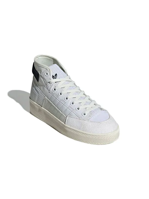 Кроссовки parley x nizza высокие Adidas — изображение 3 из 4, белый/белый