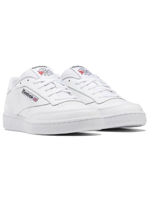 Кроссовки club c 'white' Reebok — изображение 3 из 4, белый/черный