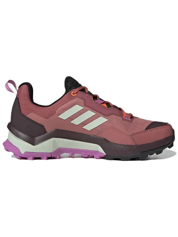 Кроссовки terrex ax4 gore-tex hiking 'burgundy' Adidas — изображение 2 из 4, бордовый/черный/зеленый