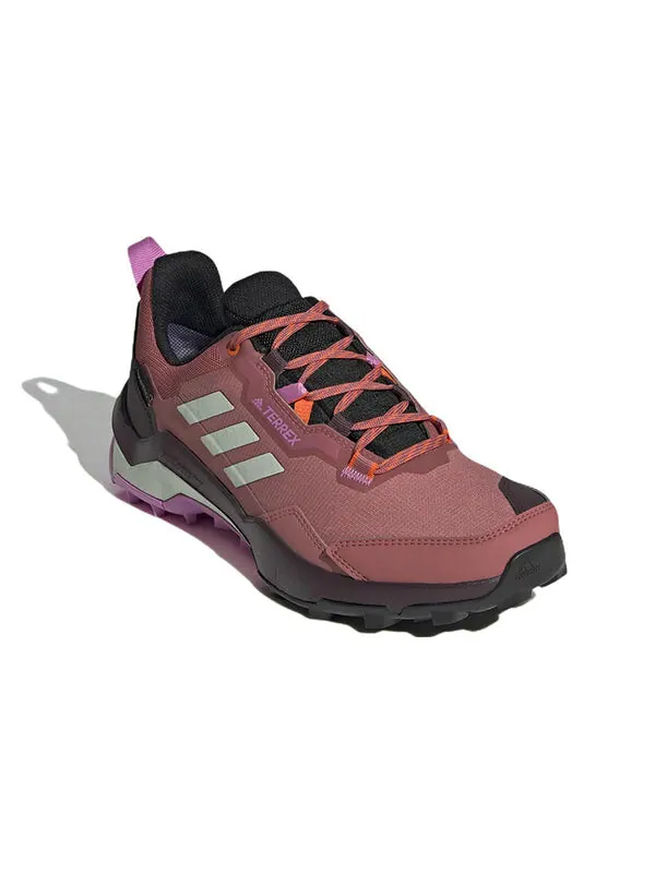 Кроссовки terrex ax4 gore-tex hiking 'burgundy' Adidas — изображение 3 из 4, бордовый/черный/зеленый