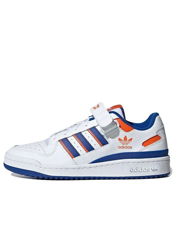 Кроссовки форум низкий Adidas — изображение 1 из 4, белый/синий/оранжевый