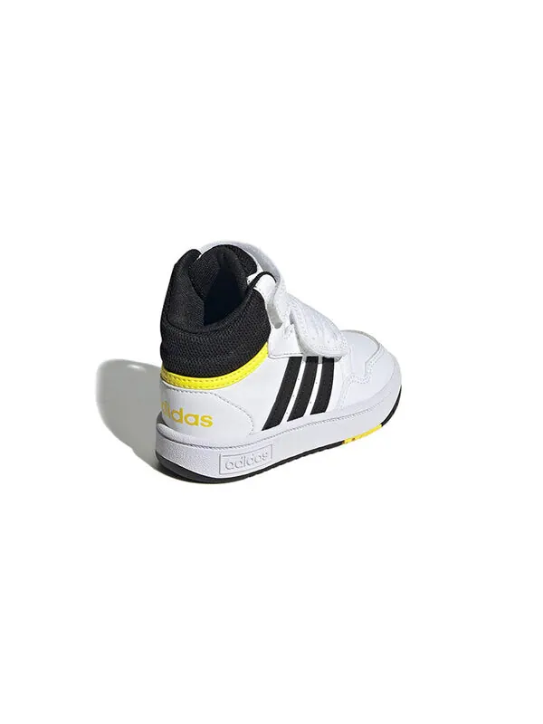 Кроссовки hoops mid 3.0 ac i кроссовки Adidas — изображение 3 из 4, белый/черный/желтый