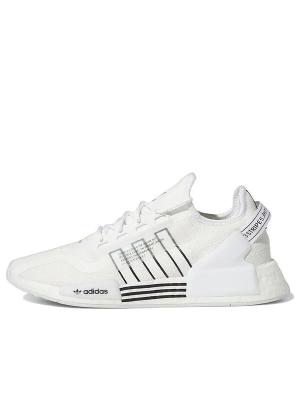 Кроссовки nmd_r1 v2 Adidas — изображение 1 из 4, черный/белый