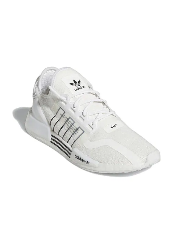 Кроссовки nmd_r1 v2 Adidas — изображение 3 из 4, черный/белый