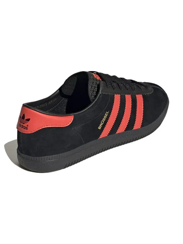 Кроссовки brussel city series core ярко-красные Adidas — изображение 4 из 4, красный/черный