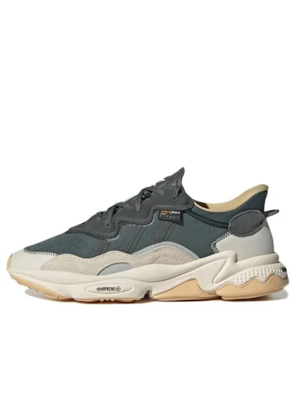 Кроссовки ozweego Adidas — изображение 1 из 4, зеленый/кремовый