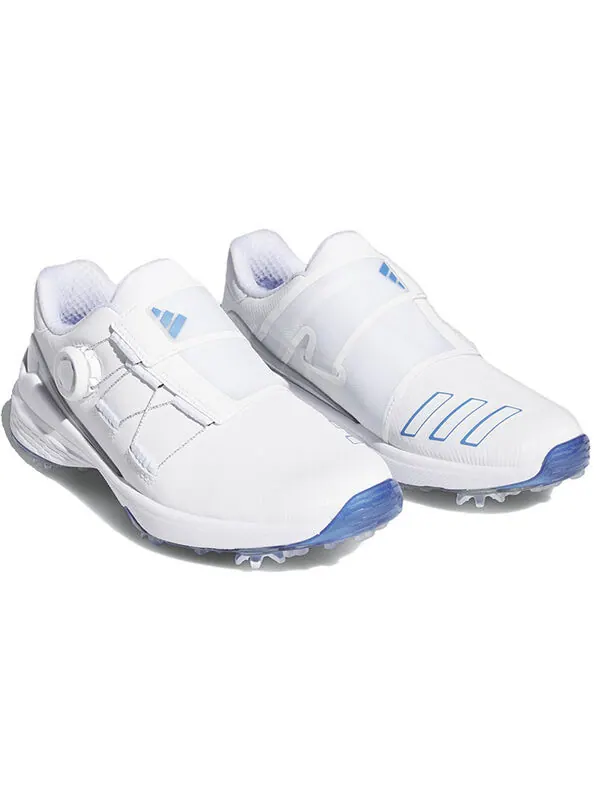 Кроссовки (WMNS) Adidas ZG23 BOA Golf Shoes 'Cloud White Blue Fusion Metallic' — изображение 3 из 4