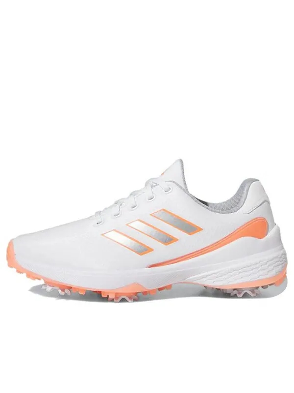 Кроссовки (WMNS) Adidas ZG23 Golf Shoes 'Cloud White Silver Metallic Coral Fusion' — изображение 1 из 4